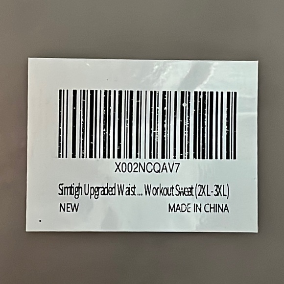 Simtigh Upgraded Waist Trainer Belt Workout Sweet (2XL-3XL) - Picture 3 of 4